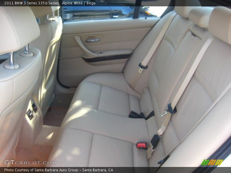 Alpine White / Beige 2011 BMW 3 Series 335d Sedan