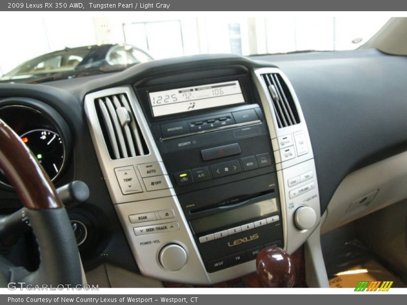 Tungsten Pearl / Light Gray 2009 Lexus RX 350 AWD