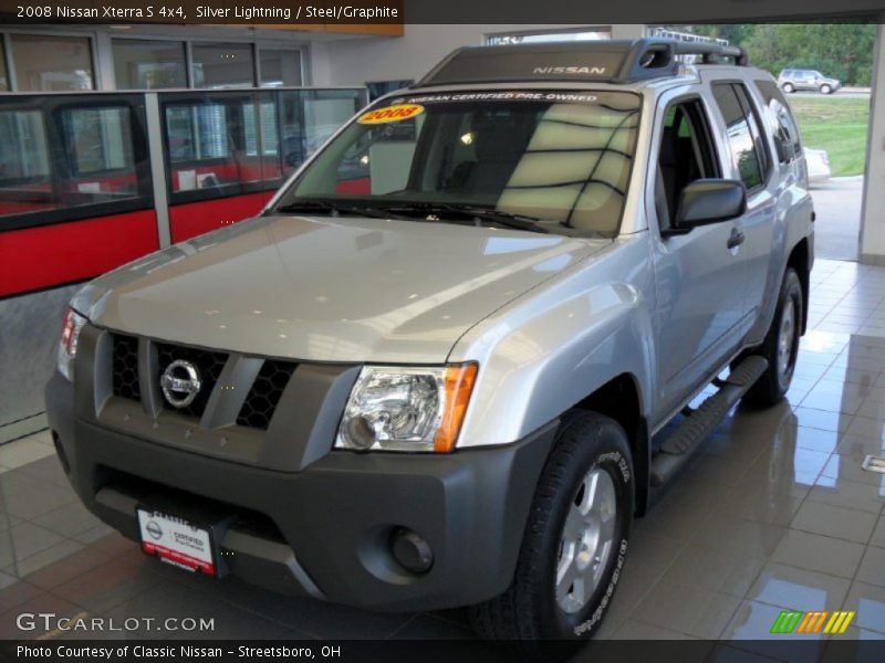 Silver Lightning / Steel/Graphite 2008 Nissan Xterra S 4x4