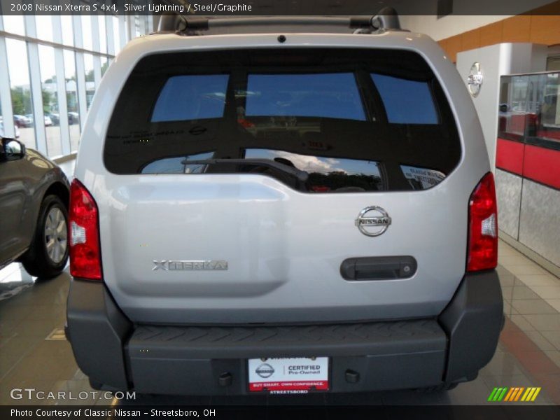 Silver Lightning / Steel/Graphite 2008 Nissan Xterra S 4x4