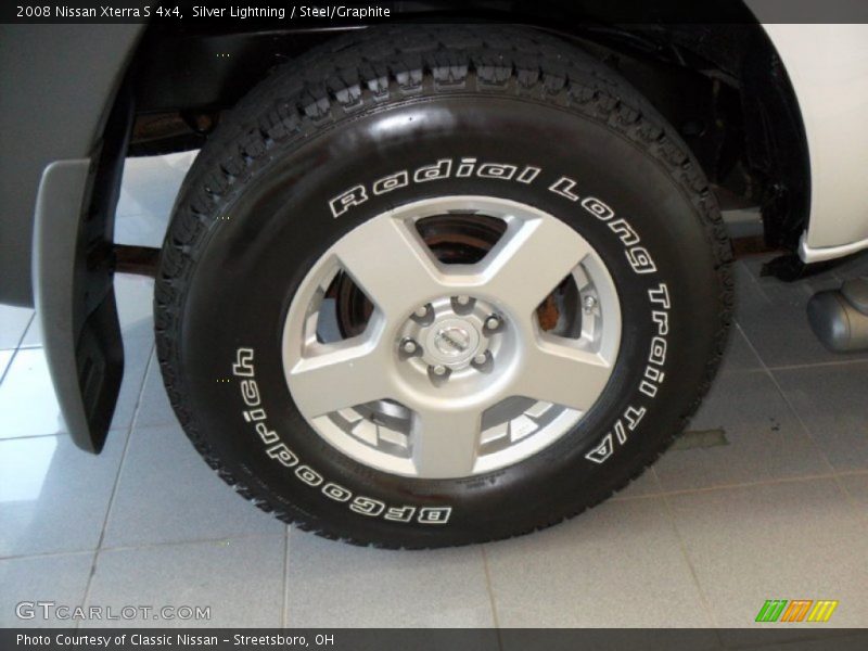 Silver Lightning / Steel/Graphite 2008 Nissan Xterra S 4x4