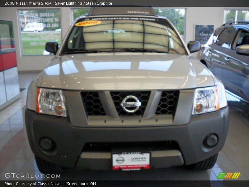 Silver Lightning / Steel/Graphite 2008 Nissan Xterra S 4x4