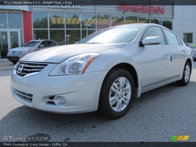 Brilliant Silver / Frost 2012 Nissan Altima 2.5 S