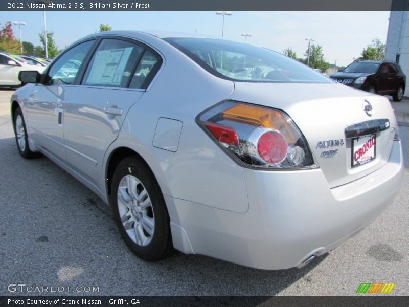 Brilliant Silver / Frost 2012 Nissan Altima 2.5 S