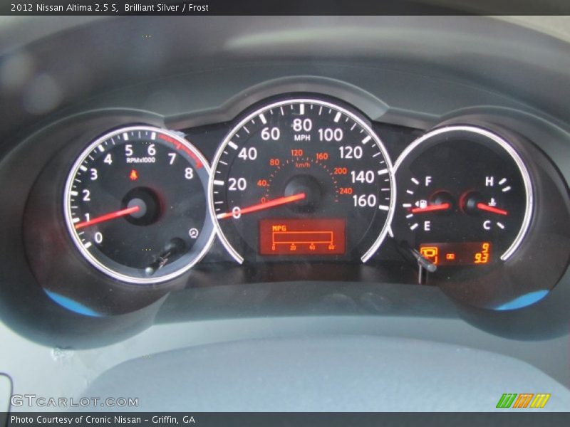  2012 Altima 2.5 S 2.5 S Gauges