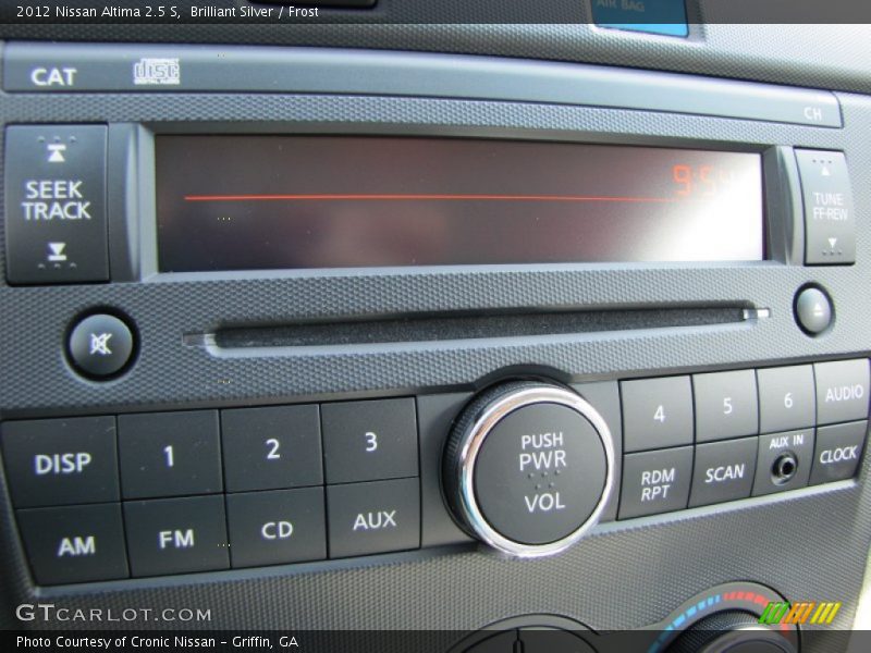 Controls of 2012 Altima 2.5 S