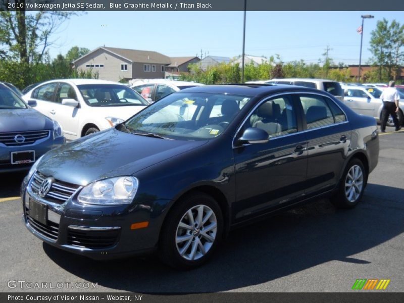 Blue Graphite Metallic / Titan Black 2010 Volkswagen Jetta SE Sedan