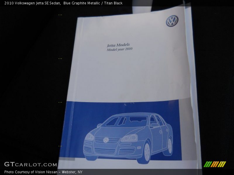 Blue Graphite Metallic / Titan Black 2010 Volkswagen Jetta SE Sedan