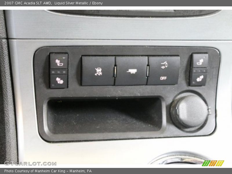 Liquid Silver Metallic / Ebony 2007 GMC Acadia SLT AWD