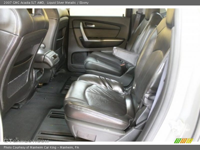 Liquid Silver Metallic / Ebony 2007 GMC Acadia SLT AWD