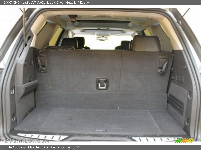 Liquid Silver Metallic / Ebony 2007 GMC Acadia SLT AWD
