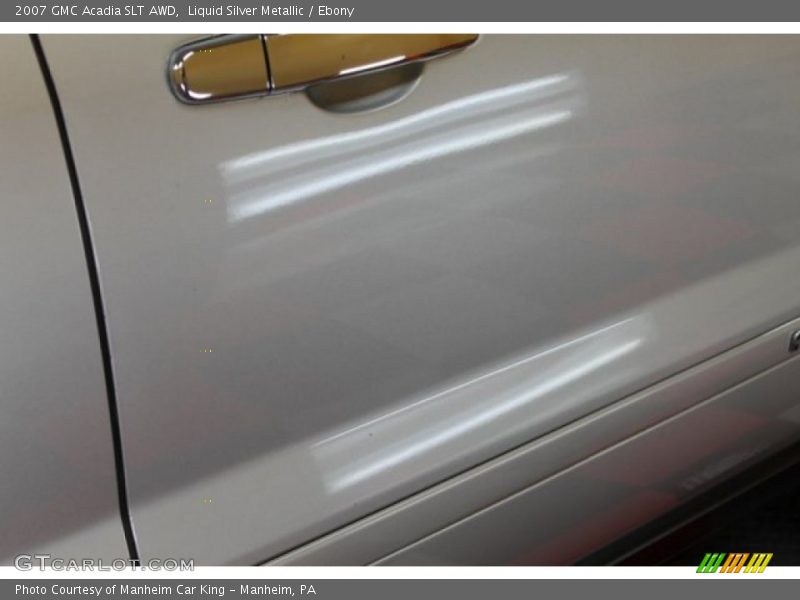 Liquid Silver Metallic / Ebony 2007 GMC Acadia SLT AWD