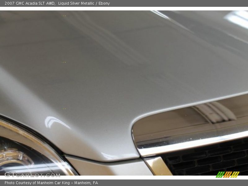 Liquid Silver Metallic / Ebony 2007 GMC Acadia SLT AWD