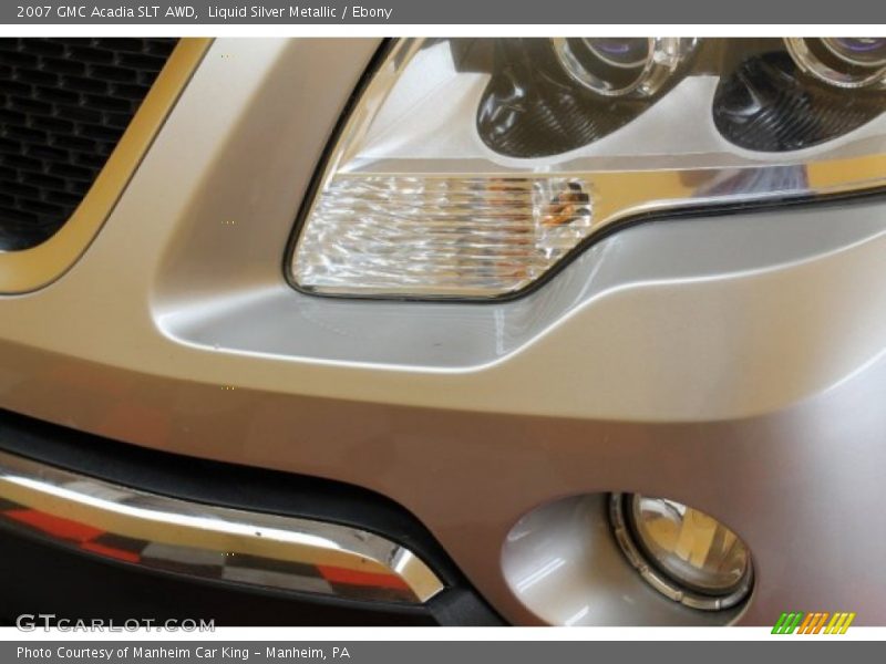 Liquid Silver Metallic / Ebony 2007 GMC Acadia SLT AWD