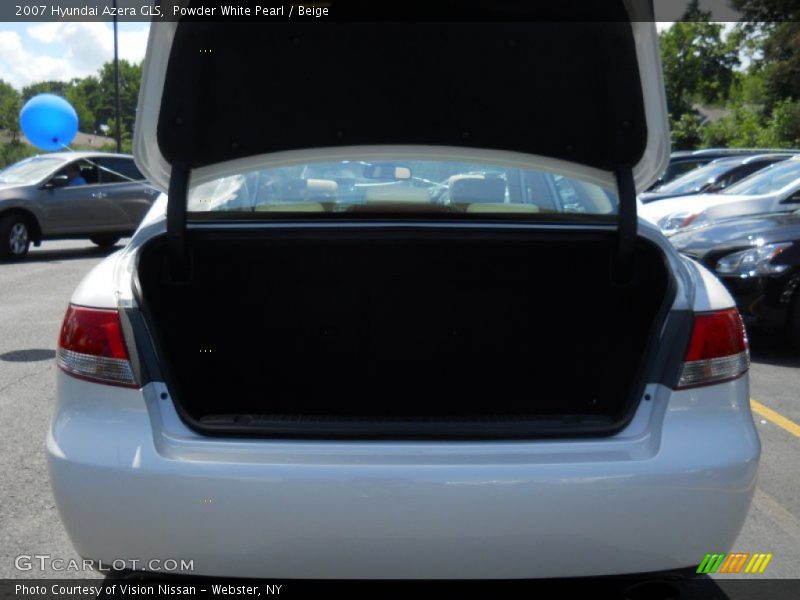 Powder White Pearl / Beige 2007 Hyundai Azera GLS