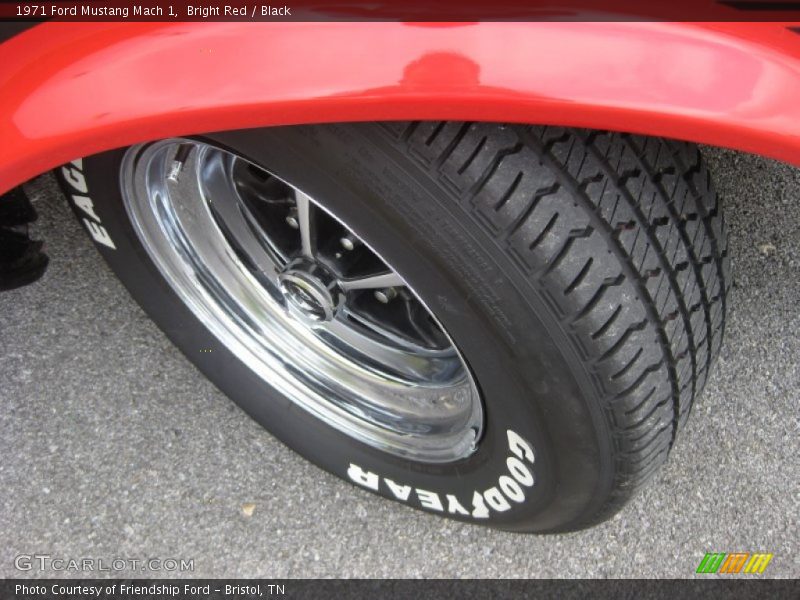 Bright Red / Black 1971 Ford Mustang Mach 1