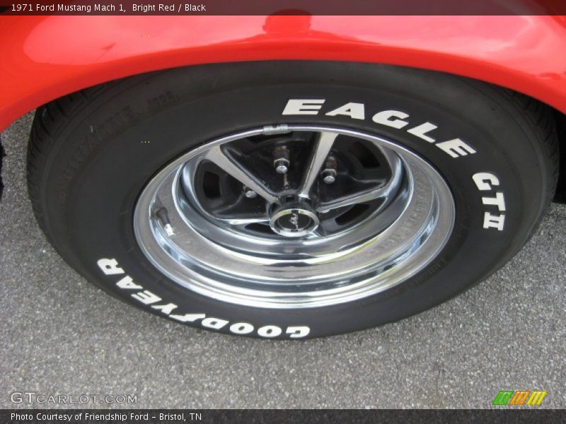 Bright Red / Black 1971 Ford Mustang Mach 1