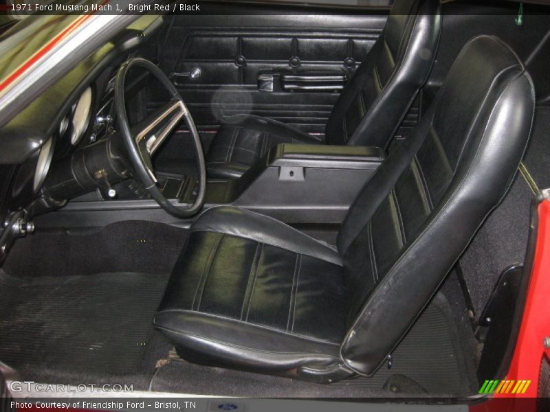  1971 Mustang Mach 1 Black Interior