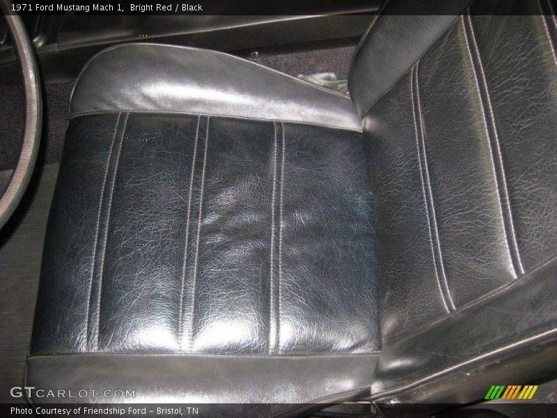  1971 Mustang Mach 1 Black Interior