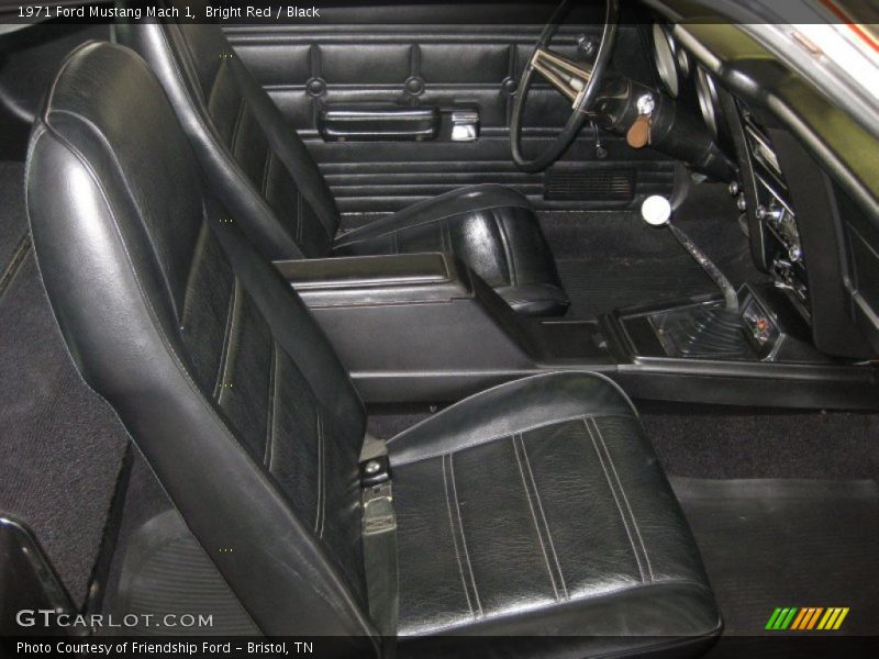  1971 Mustang Mach 1 Black Interior