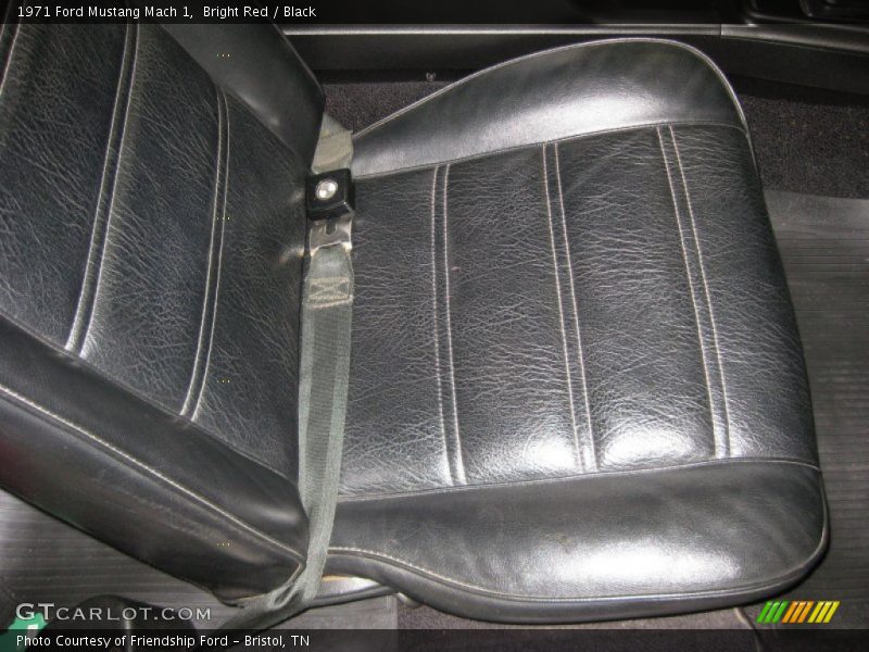  1971 Mustang Mach 1 Black Interior
