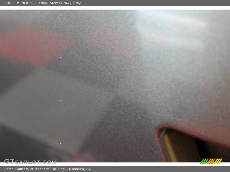 Storm Gray / Gray 2007 Saturn ION 2 Sedan