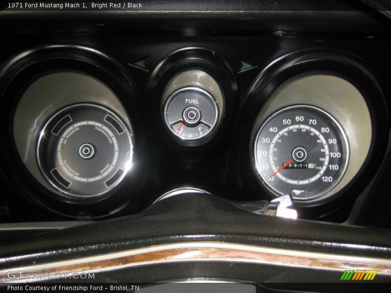  1971 Mustang Mach 1 Mach 1 Gauges