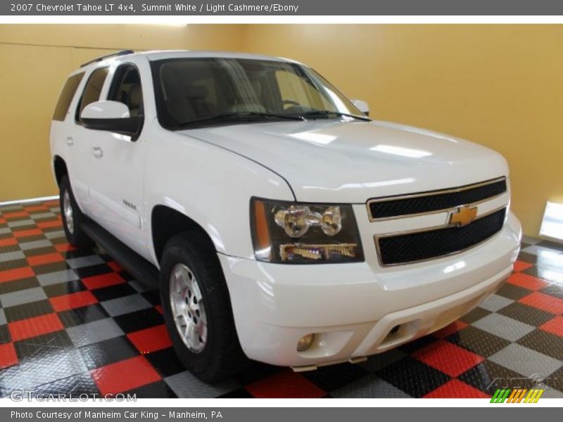 Summit White / Light Cashmere/Ebony 2007 Chevrolet Tahoe LT 4x4