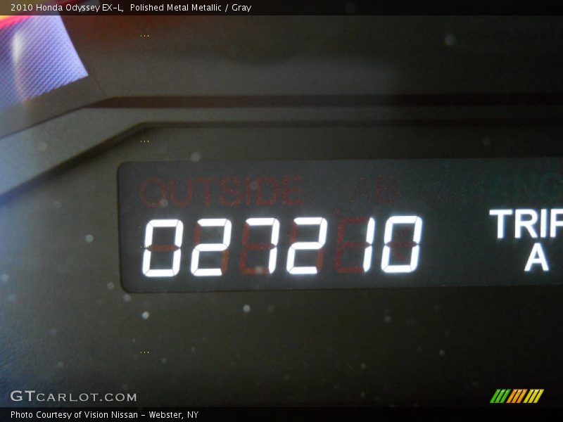 Polished Metal Metallic / Gray 2010 Honda Odyssey EX-L