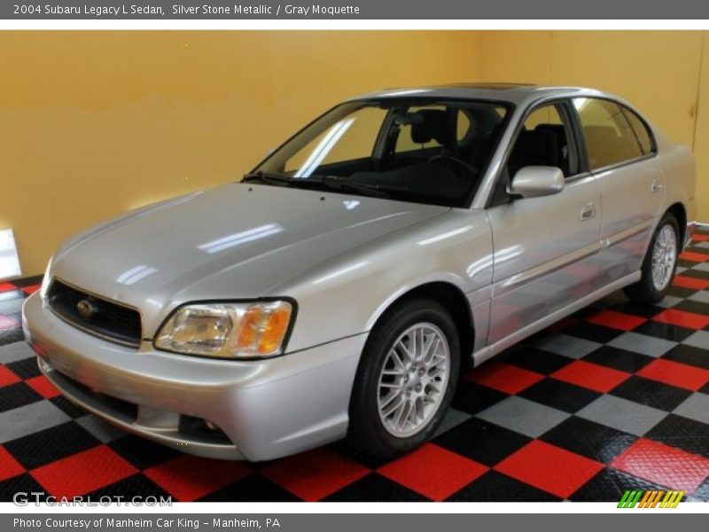 Silver Stone Metallic / Gray Moquette 2004 Subaru Legacy L Sedan