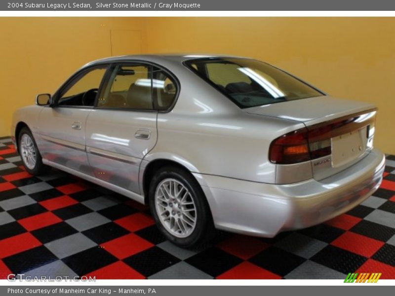 Silver Stone Metallic / Gray Moquette 2004 Subaru Legacy L Sedan