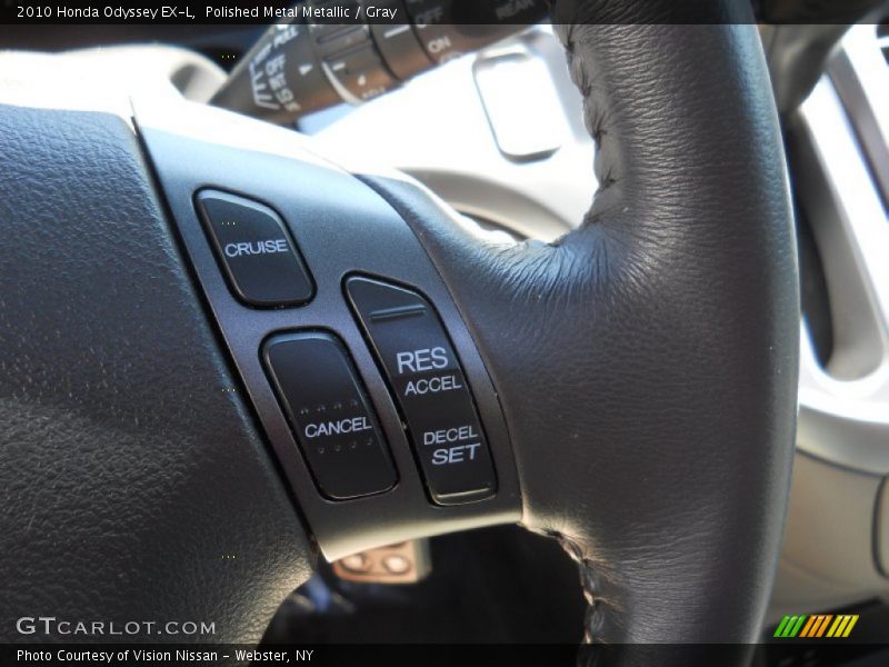 Polished Metal Metallic / Gray 2010 Honda Odyssey EX-L