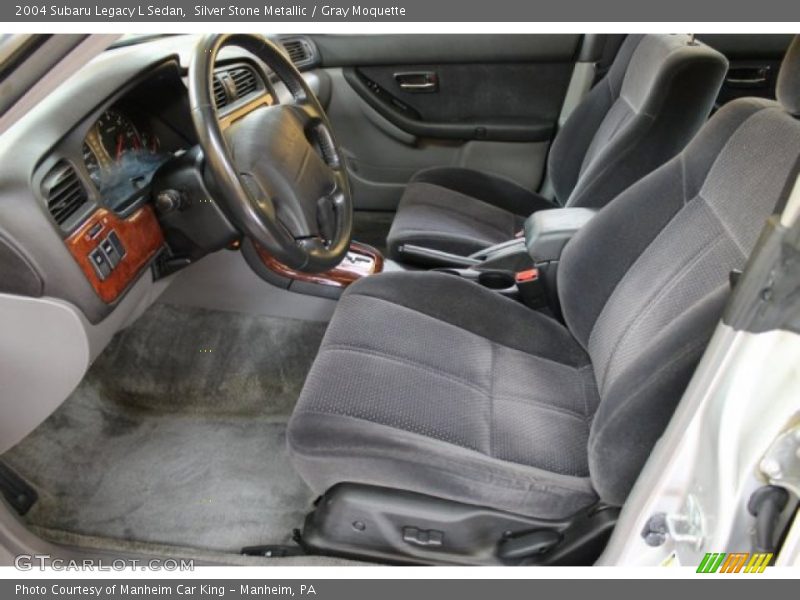  2004 Legacy L Sedan Gray Moquette Interior