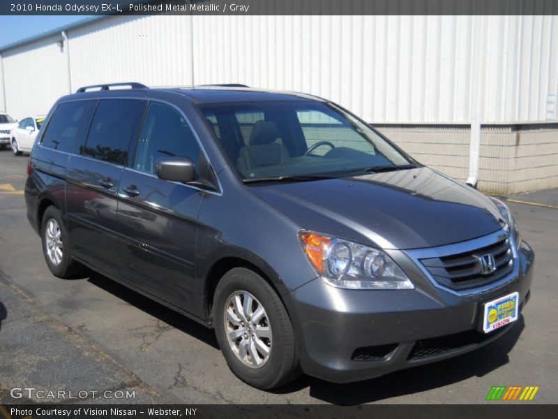 Polished Metal Metallic / Gray 2010 Honda Odyssey EX-L