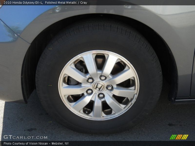 Polished Metal Metallic / Gray 2010 Honda Odyssey EX-L