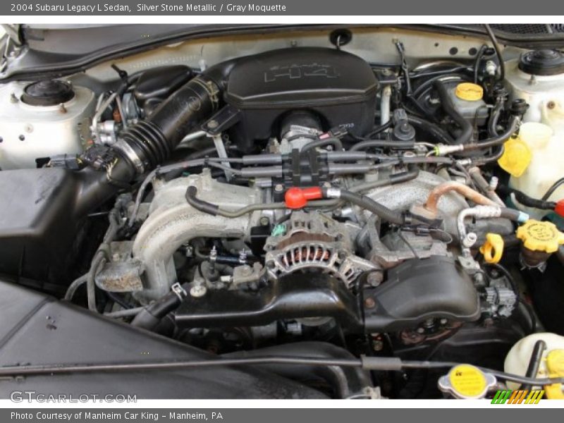 Silver Stone Metallic / Gray Moquette 2004 Subaru Legacy L Sedan