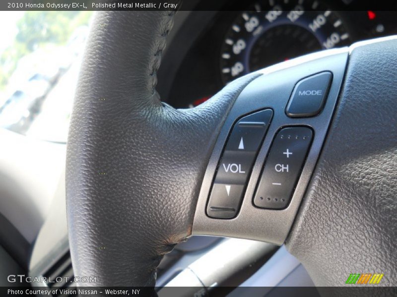Polished Metal Metallic / Gray 2010 Honda Odyssey EX-L