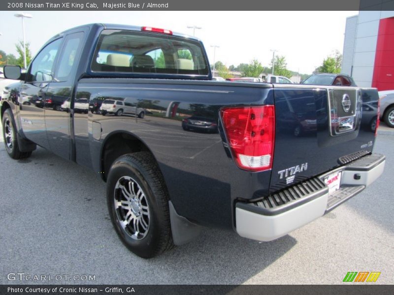 Majestic Blue / Almond 2008 Nissan Titan XE King Cab