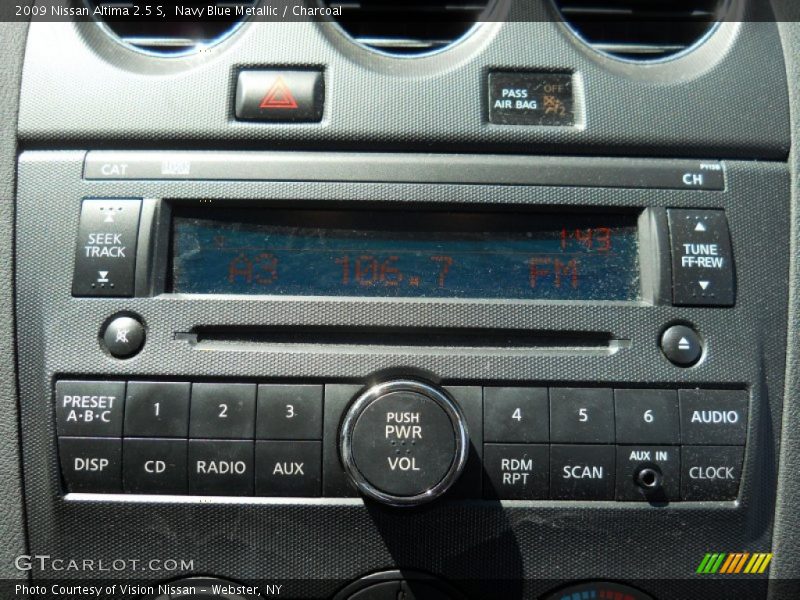 Navy Blue Metallic / Charcoal 2009 Nissan Altima 2.5 S