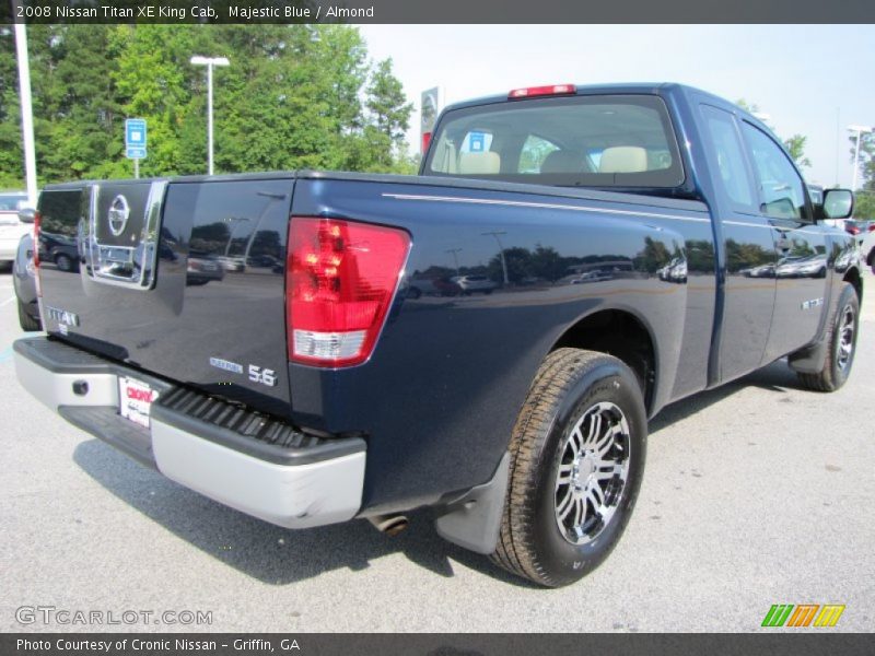 Majestic Blue / Almond 2008 Nissan Titan XE King Cab