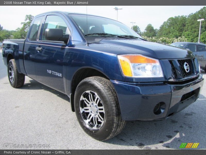 Front 3/4 View of 2008 Titan XE King Cab