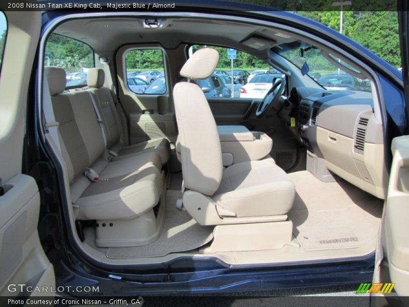  2008 Titan XE King Cab Almond Interior