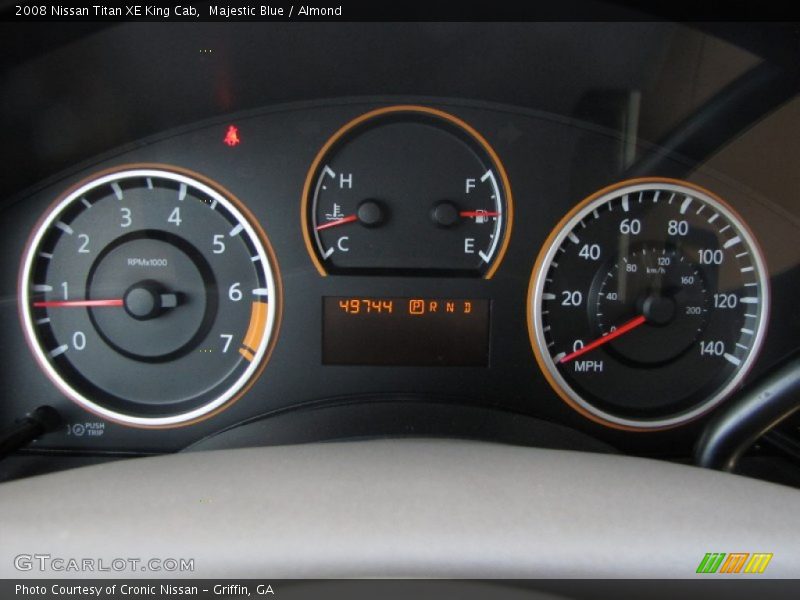 Majestic Blue / Almond 2008 Nissan Titan XE King Cab