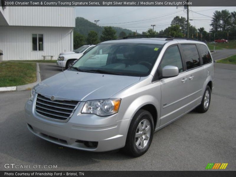Bright Silver Metallic / Medium Slate Gray/Light Shale 2008 Chrysler Town & Country Touring Signature Series