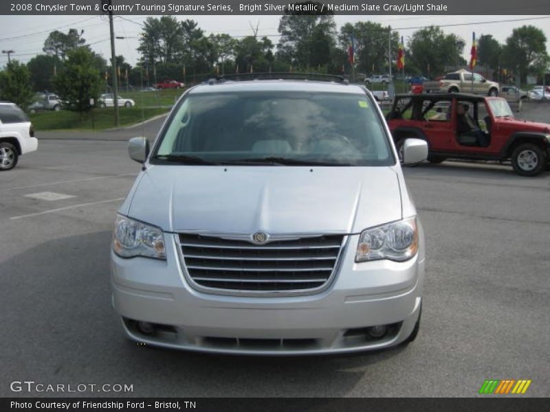 Bright Silver Metallic / Medium Slate Gray/Light Shale 2008 Chrysler Town & Country Touring Signature Series