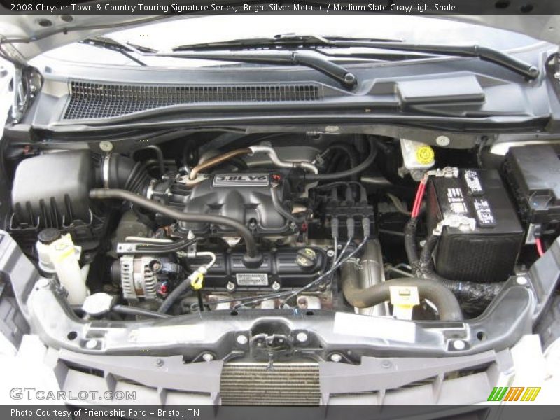 Bright Silver Metallic / Medium Slate Gray/Light Shale 2008 Chrysler Town & Country Touring Signature Series