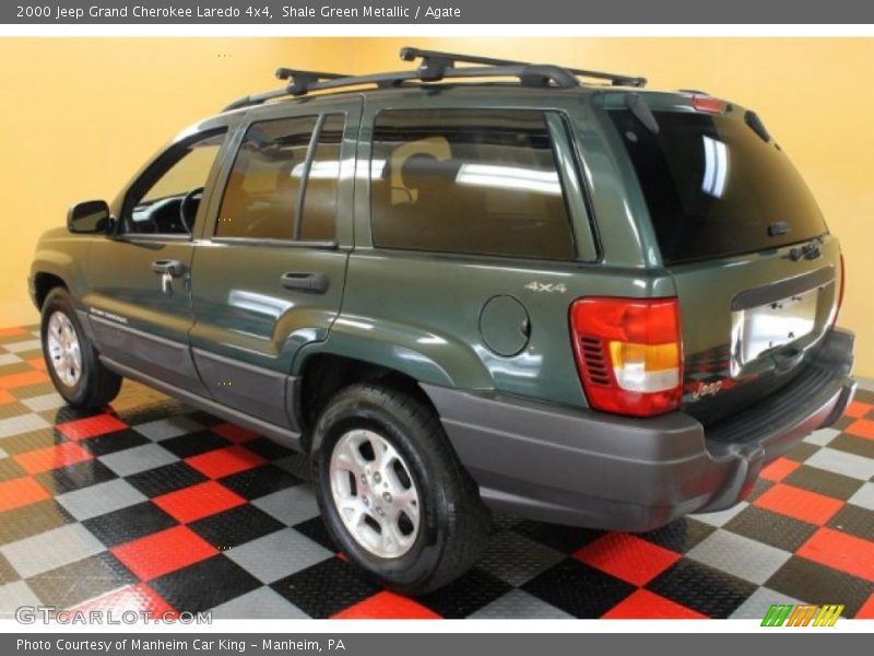 Shale Green Metallic / Agate 2000 Jeep Grand Cherokee Laredo 4x4