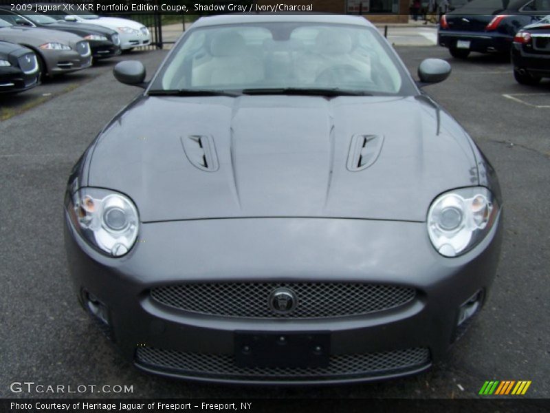 Shadow Gray / Ivory/Charcoal 2009 Jaguar XK XKR Portfolio Edition Coupe