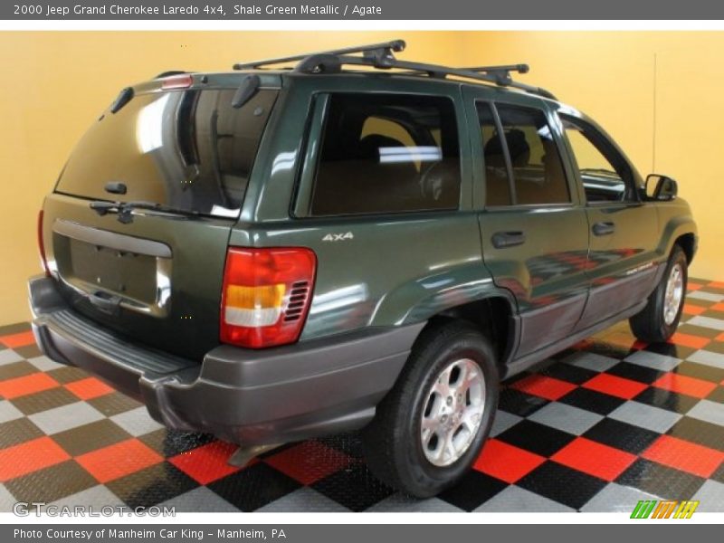 Shale Green Metallic / Agate 2000 Jeep Grand Cherokee Laredo 4x4