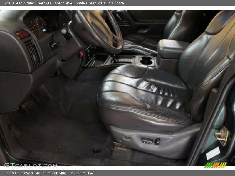 Shale Green Metallic / Agate 2000 Jeep Grand Cherokee Laredo 4x4